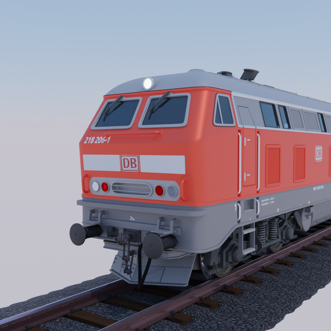Locomotive diesel DB Classe 218 preview image 9